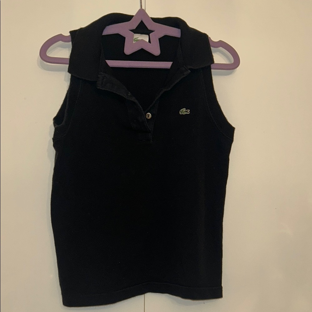 Vintage Navy Sleeveless Polo